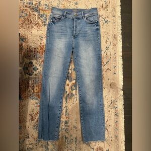 DL1961 Light Blue Mara Ankle High Rise Instasculpt Denim Jeans